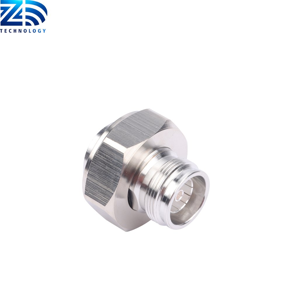 4.3 10 Female Rf Coaxial F Mini Din Crimp 7 16 Din Male Straight Clamp Type Connector