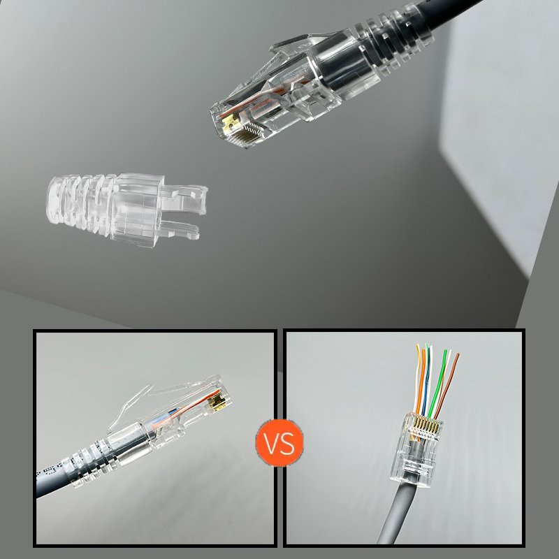 OEM RJ45 connector Cat5e Cat6 PC boots for protecting connector and network cable
