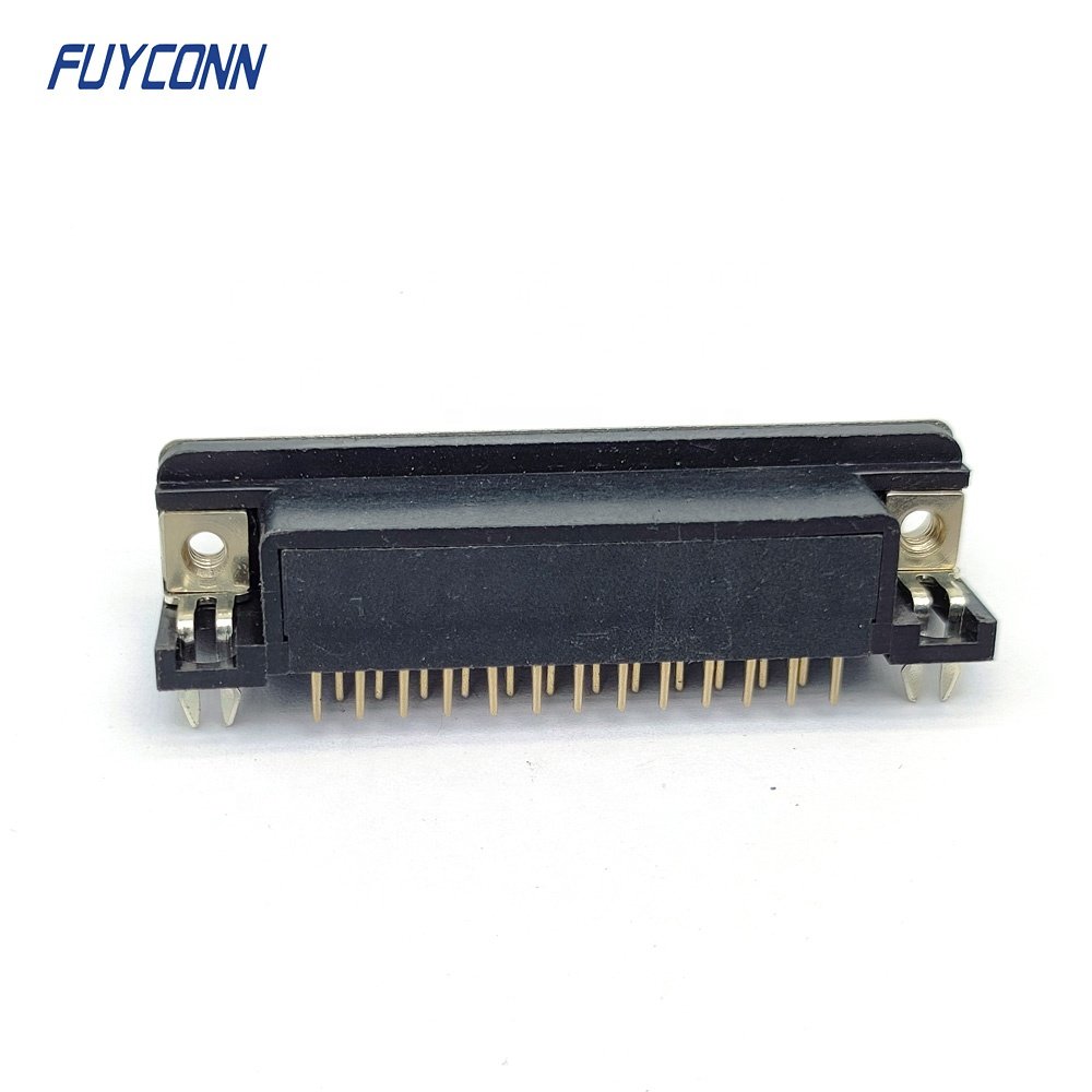 9pin 15pin 25pin 37Pin Female DB Connector, 8.08mm 9 15 25 37 pin Right Angle PCB D-SUB Female Connector