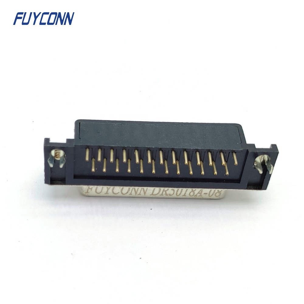 9pin 15pin 25pin 37Pin Female DB Connector, 8.08mm 9 15 25 37 pin Right Angle PCB D-SUB Female Connector
