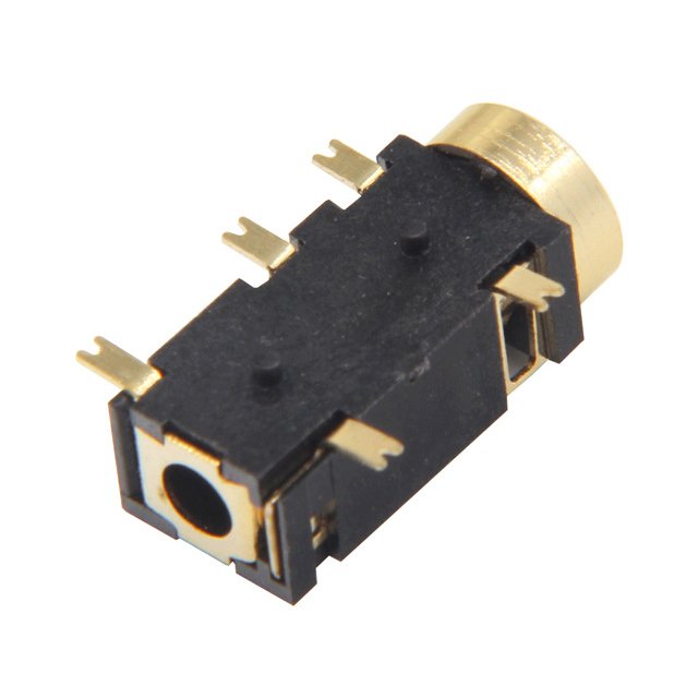Phone jack PJ327H SMT DC female 5 Pin connector socket 2.5mm 3.5mm head phone jack