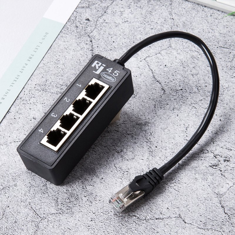 RJ45 extension cable one point two network cable rj45 splitter adapter cable female connector modular jack ethernet rj45
