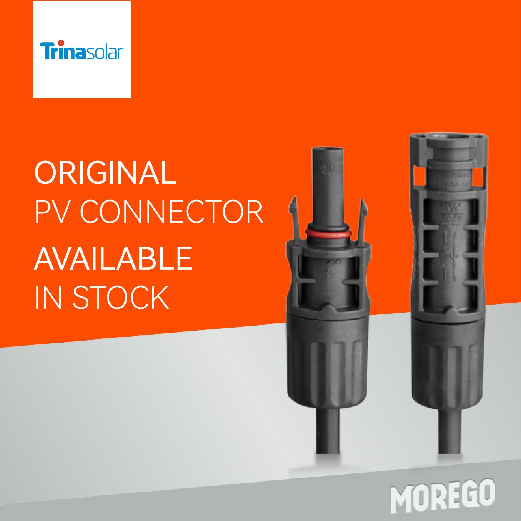 LONGI Canadian Solar Jinko Solar Panels connector MC4 T6 T4 QC4.10 Solar Cable Wire PV connector In Stock