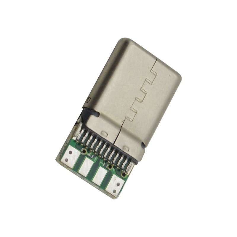 USB Type C 24P Male Connector Fast Charging Stretching Shell with Board USB Connector Original Product