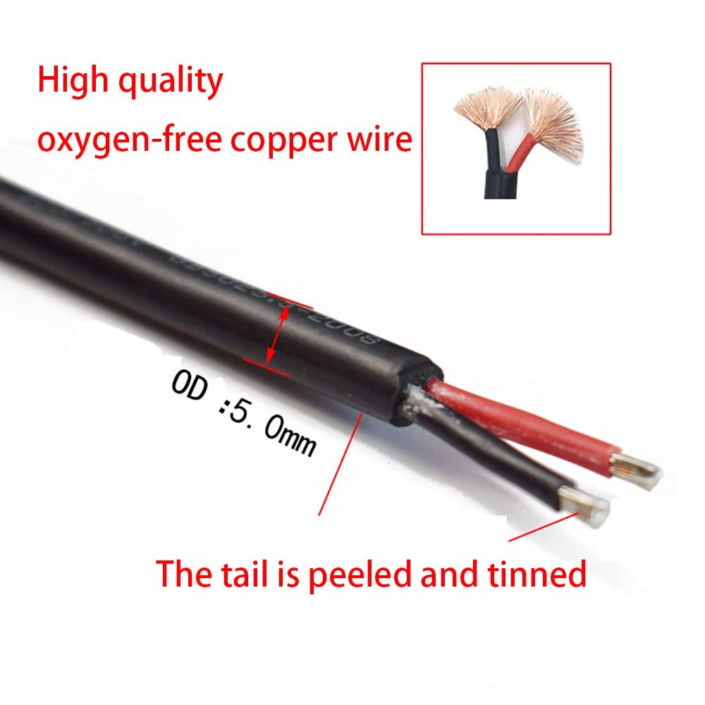 Wholesale DC Power Cable Male Female Bare Wire Open End Power Wire Supply Repair Cable, Barrel Connector Pigtail for Solar Cell