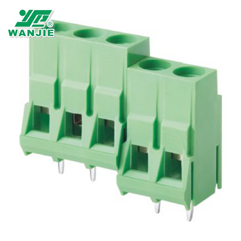Wanjie 300V 30A PCB Screw terminal block connector 6.35mm pitch WJ636-6.35