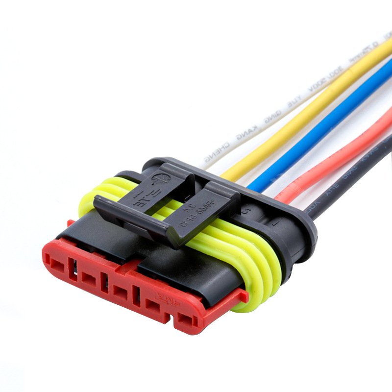 5 way automotive connector harness DJ7057Y-1.5-21
