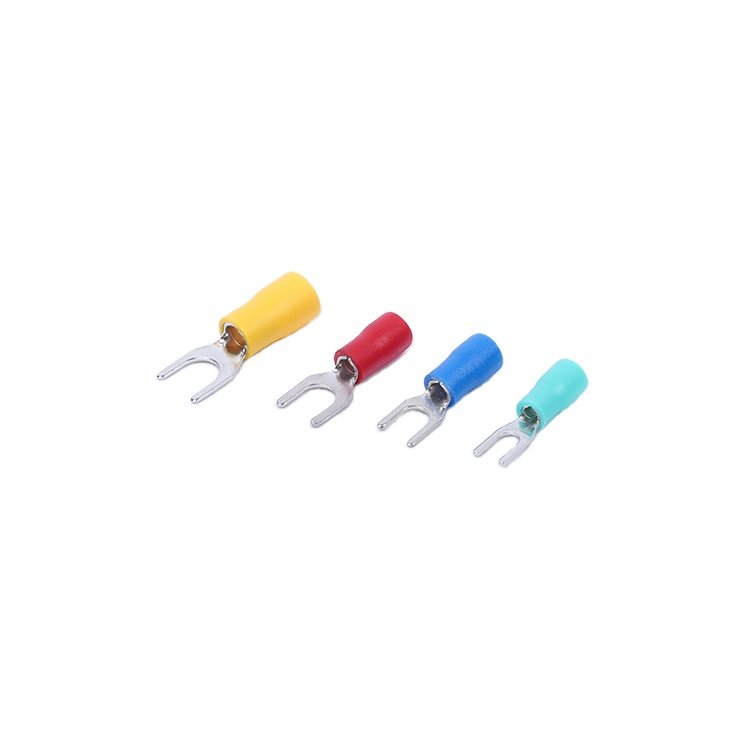 Insulated Fork Spade U-Type Wire Connector Electrical Crimp Terminal