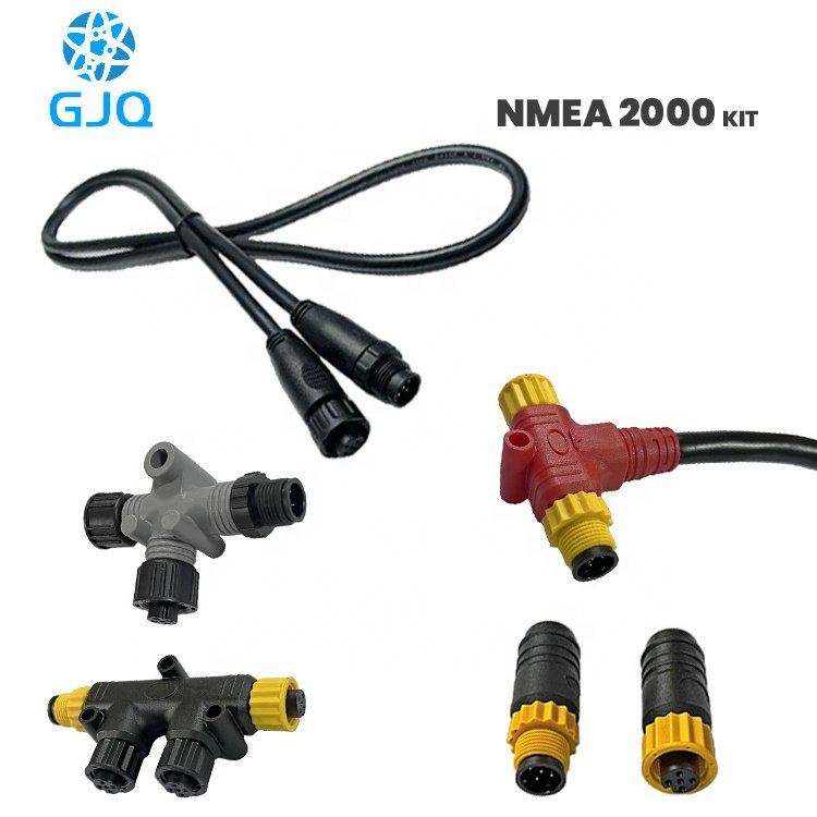 waterproof connectors pcb board terminal block marine T connector 5Pin Ip67 Marine Nmea 2000