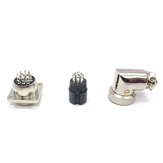 Sample provides YL1-16 GX16 square bending 2-8 pin aviation plug electrical connector