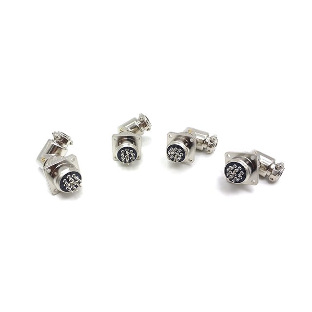 Sample provides YL1-16 GX16 square bending 2-8 pin aviation plug electrical connector