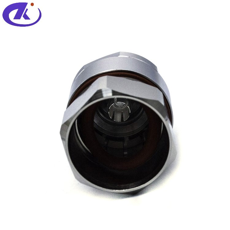 Customized N female jack rf connector for 7 8 feeder cable clamp type