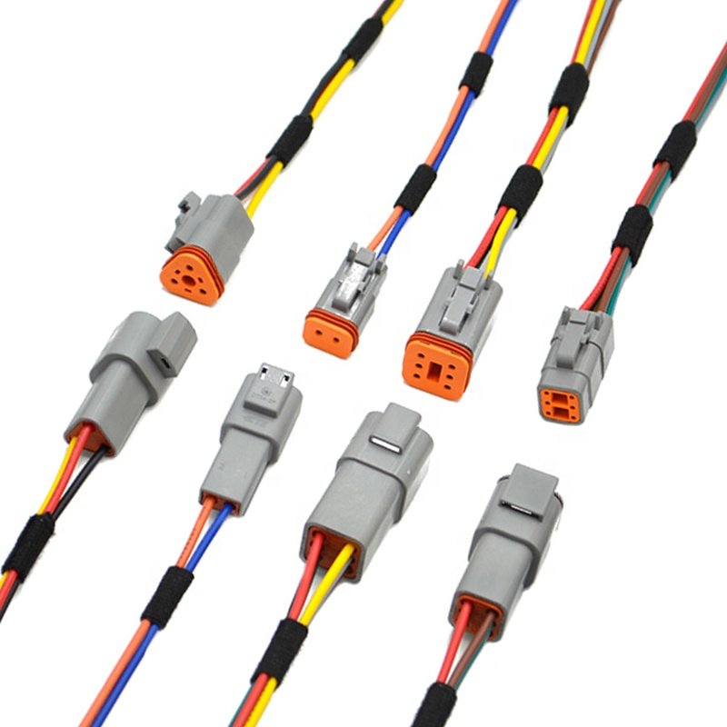 Automotive Wire Connector Auto Connectors & Terminals Customized Female Pin Connector Amp Smema Connector Set Male & Female
