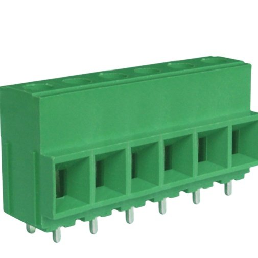 57A spacing 10.16mm Terminal Block 180 Degree Wire Inlet Screw Terminal Connectors