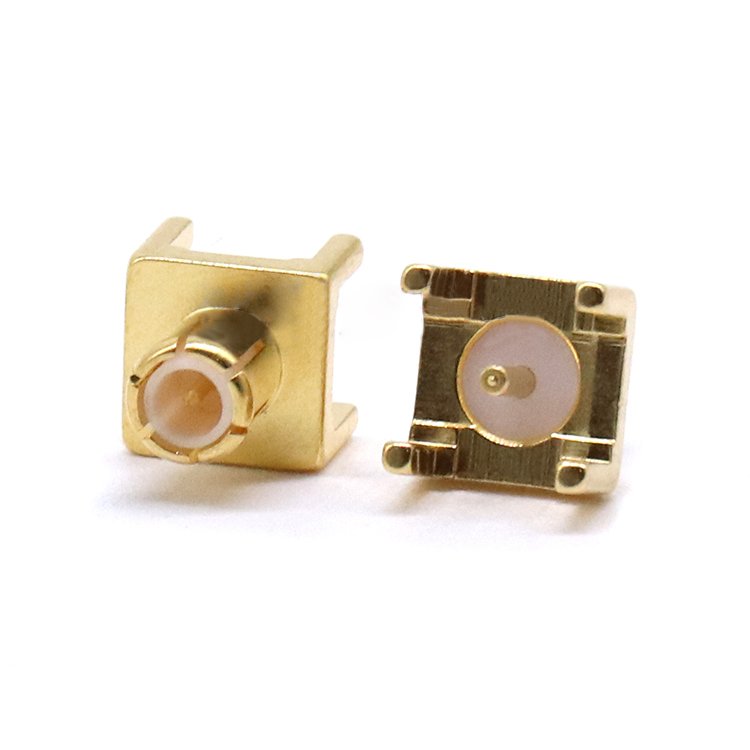 High Quality MCX MMCX male Connector Solder Type PCB board four pin socket Connector