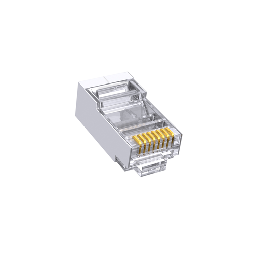 unshielded RJ45 PLUG Metal 8 Pin Ethernet Connector Shielded Cat6A Modular Plug Network Connector for Cat5e Cat6 Cable