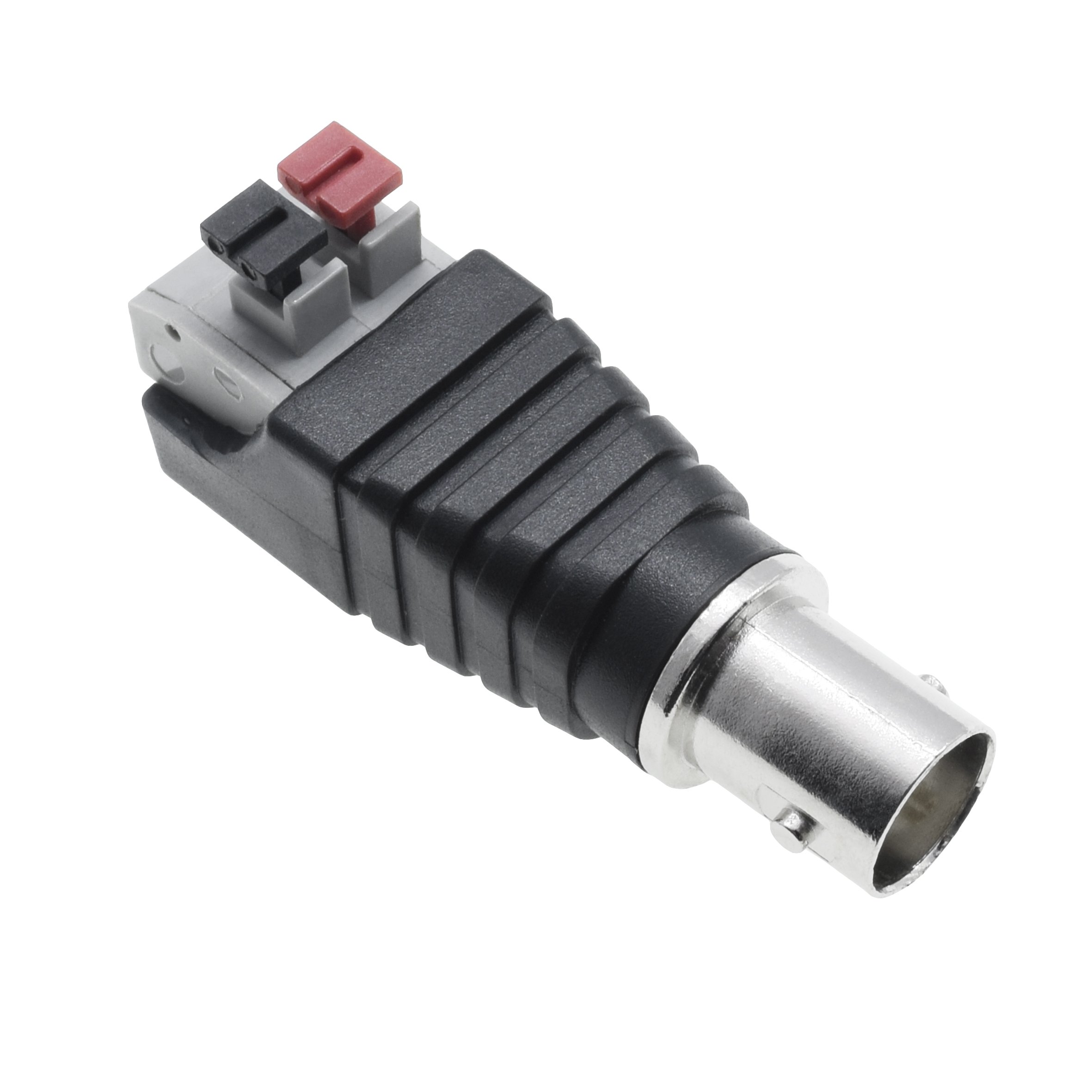 Wholesales RG59 RG60 RG75 BNC Connector Female Socket Female Terminal Adaptor Coaxial Press Fit Toolless for CCTV Camera Video