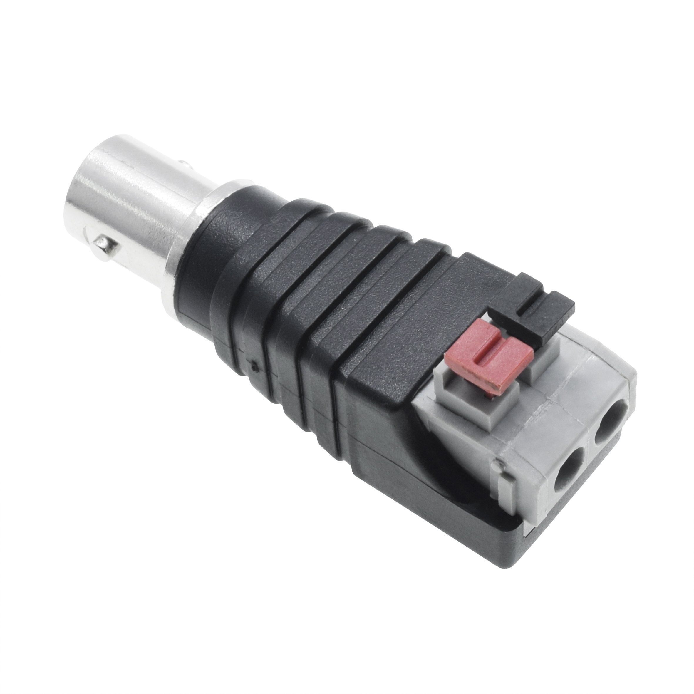 Wholesales RG59 RG60 RG75 BNC Connector Female Socket Female Terminal Adaptor Coaxial Press Fit Toolless for CCTV Camera Video