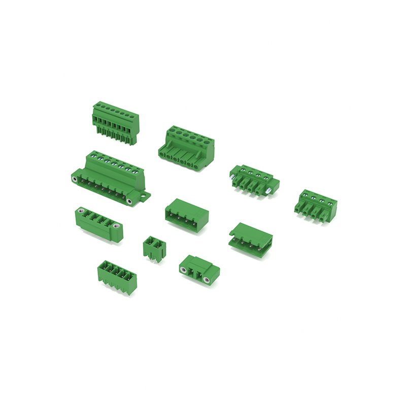 spring pcb terminal block pluggable terminal block connector 2-24 pin 2.5mm 3.5mm 3.81mm 5.0mm 5.08mm 7.62mm