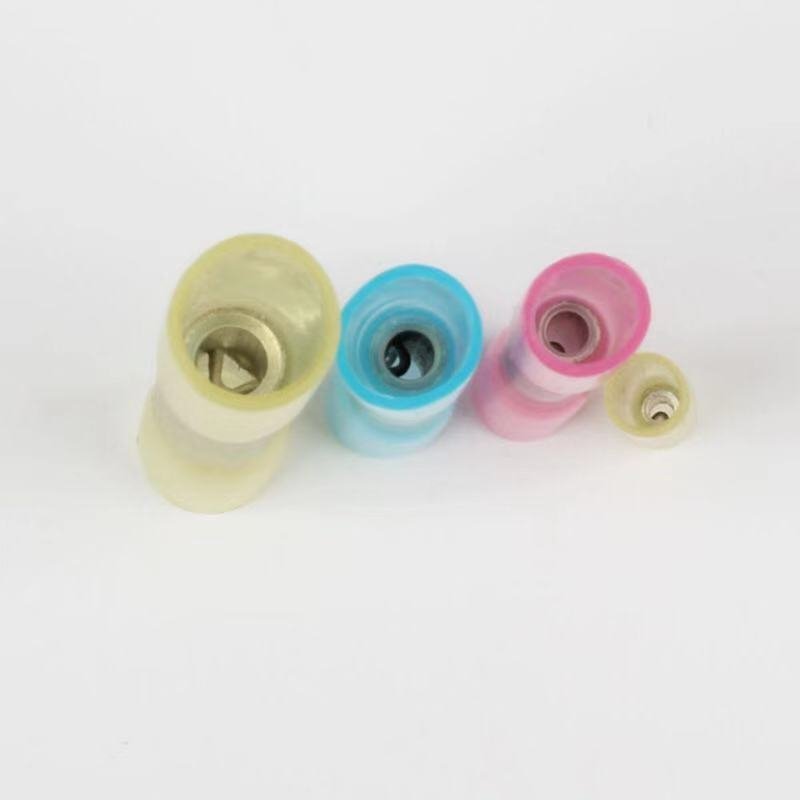 BHT 200pcs Waterproof butt connector Electrical Wire Spice Solder Seal Heat Shrink Butt Connectors Kit