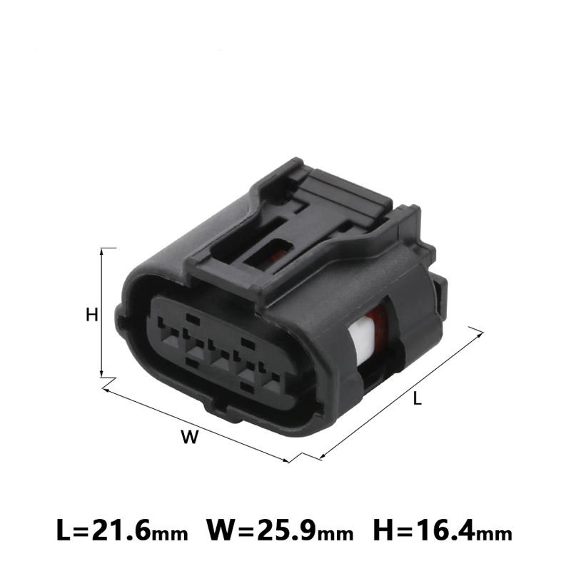 5-pin Connector 6189-1046 Waterproof Air Flow Meter Female TS MAF Automotive Sensor Connector for Toyota