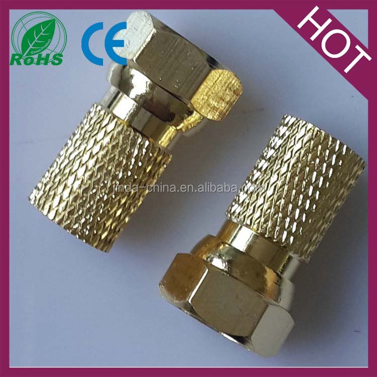 high end cheap rg6 rg59 f male female jack plug connector