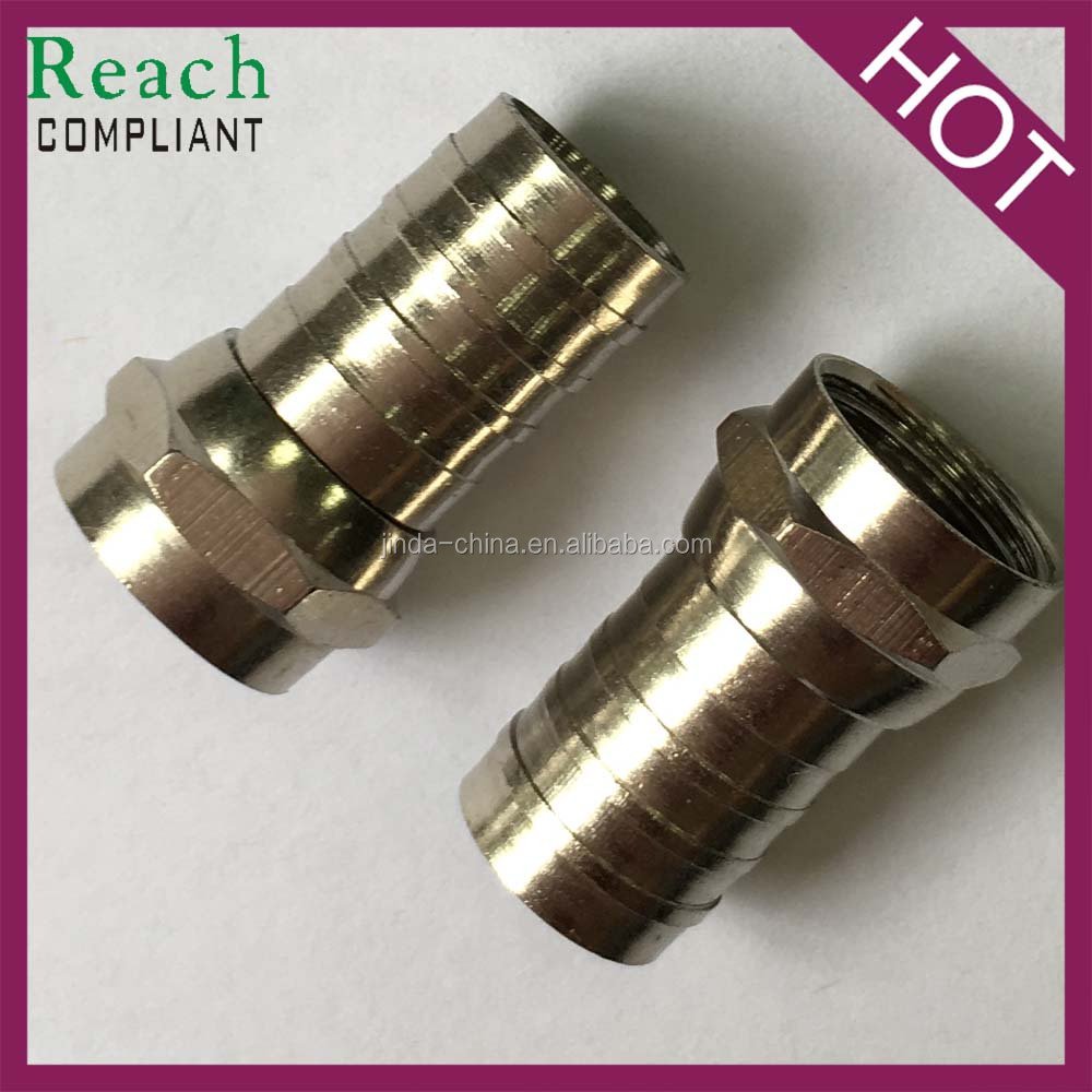 high end cheap rg6 rg59 f male female jack plug connector