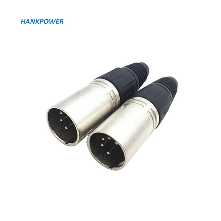 OEM Factory Professional Metal Shell Male And Female 3 4 5 Pin XLR Connector For XLR Cable