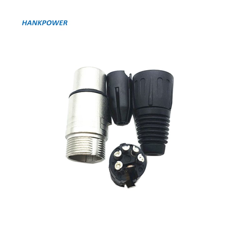 OEM Factory Professional Metal Shell Male And Female 3 4 5 Pin XLR Connector For XLR Cable
