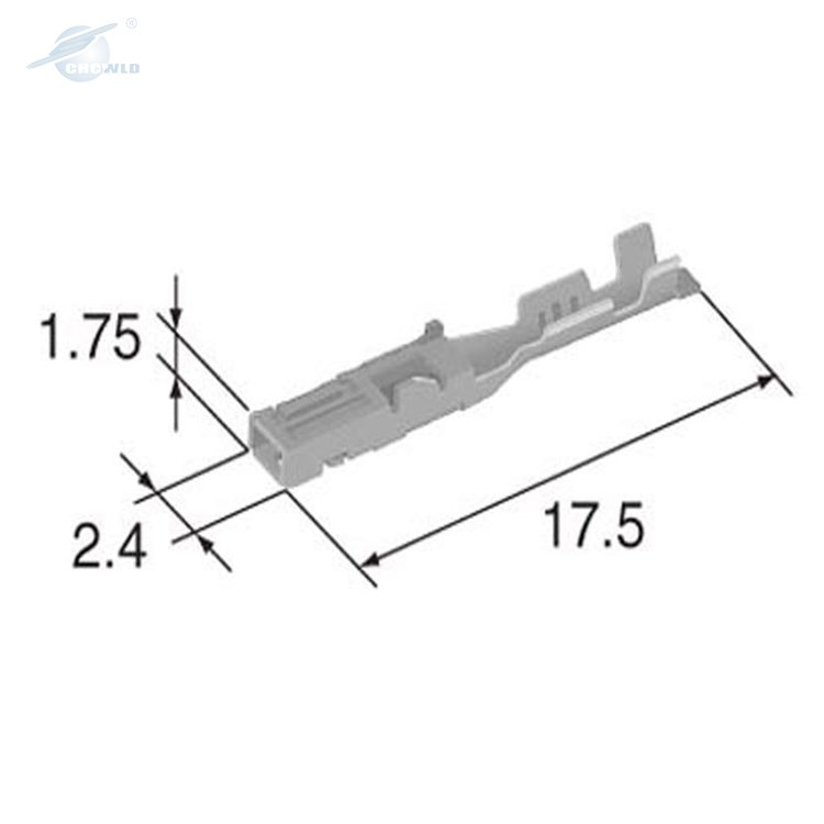 Original Auto Female Terminal Eletronic Cable Terminal car electrical wire automotive connector crimp terminal 82400339