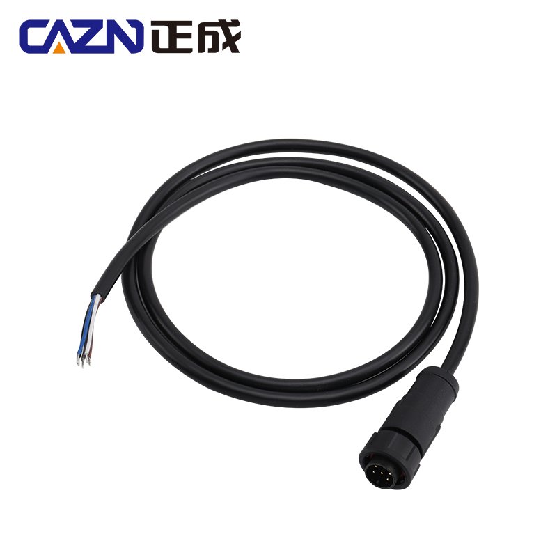 IP67 IP68 E10 Straight Male Female Overmolded Plug Bayonet-Type 2-12 Pin 5/8"-27UNS U.S. Standard Screw PVC PUR Industry Cable