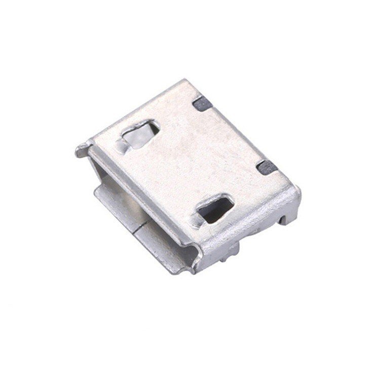 Micro USB Type B 3.1 Female Socket V8 Connector Gold Plated Solder Type with 5P Pins Copper Contact for PCB Current Application