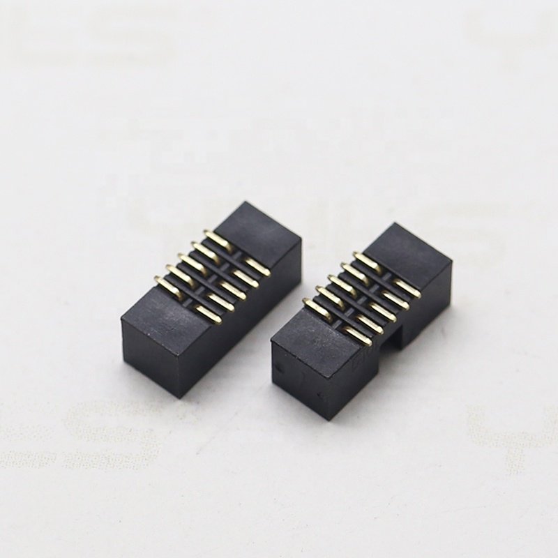 Factory connector Ejector header 2.0MM 2.54Mm Pitch 2*5p 10p 2*6p 12p box Female smt smd type pin automotive connector