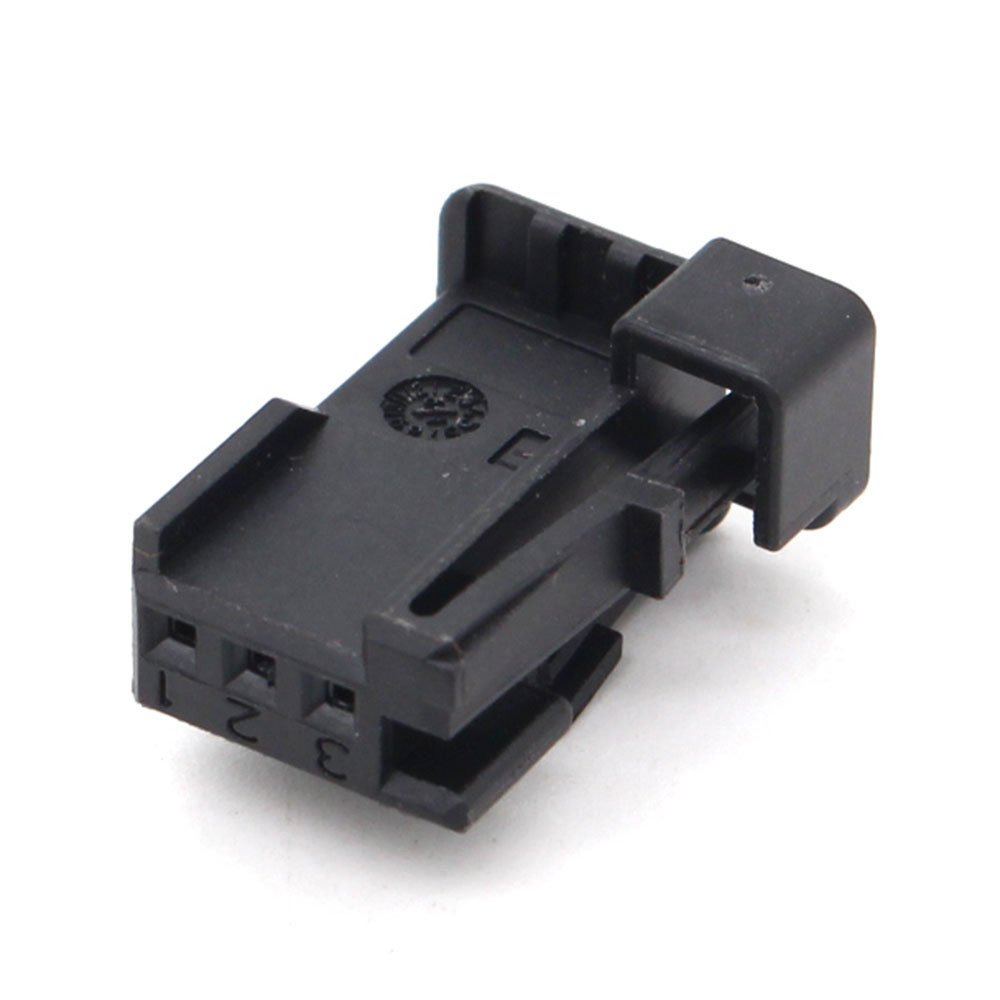 TE Connectivity Automotive PBT GF20 3 Pin Female Auto Wire Harness Connector For VW