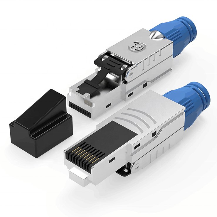Communication Networking Stp Ftp Shield Rj45 8P8C Cat5E Cat6 Cat7 industrial rj45 connector metal plastic cat5e cat6
