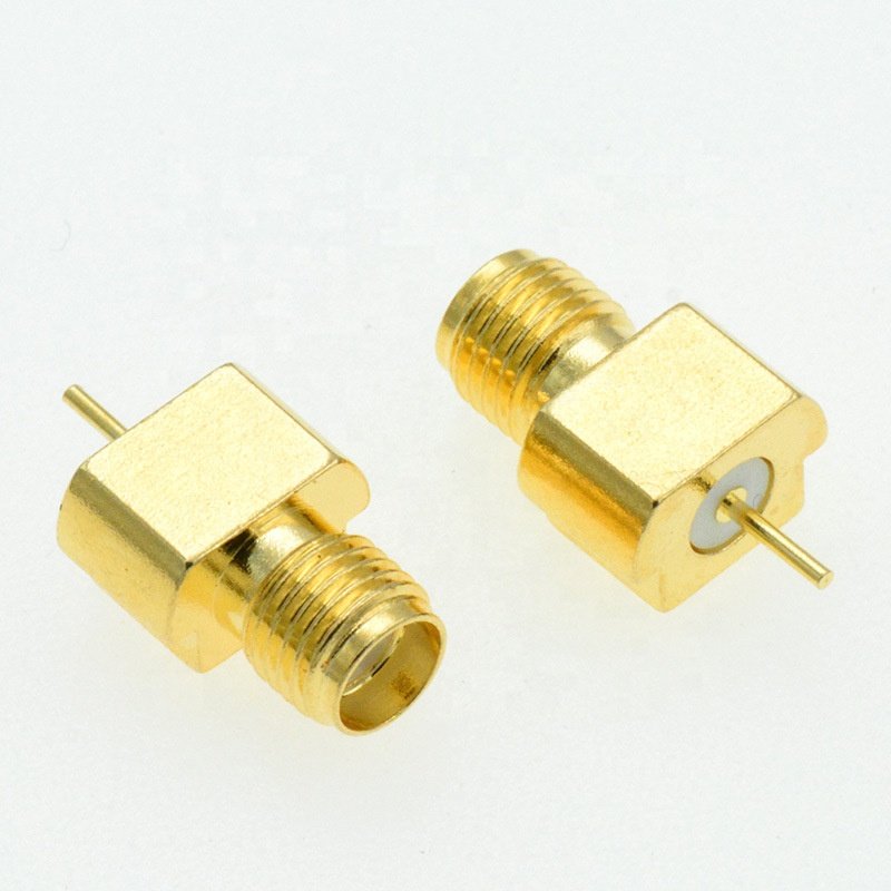 Wholesale Golden RFID SMA-KE Plug screw terminal block SMA Female PCB Connector