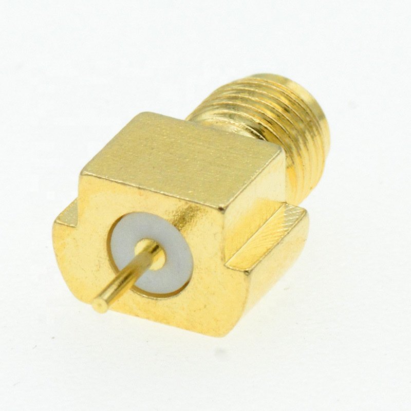 Wholesale Golden RFID SMA-KE Plug screw terminal block SMA Female PCB Connector
