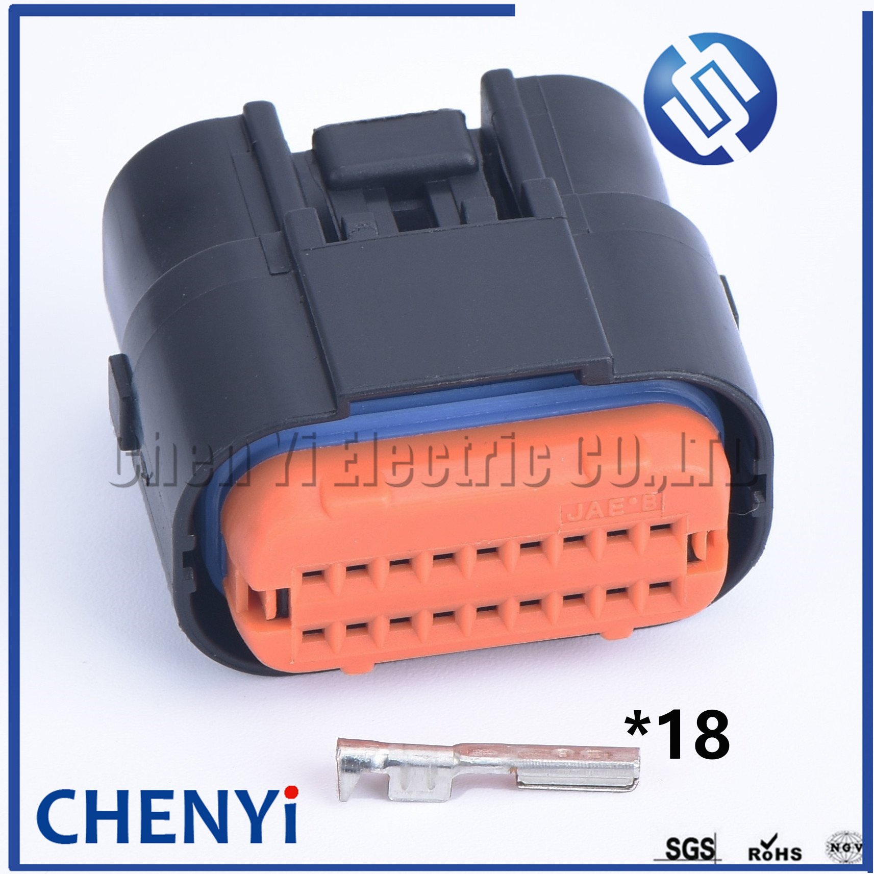 18 pin PCB curved pin waterproof Automotive Connector Ignition Harness ECU plug Parts MX23A18NF1 MX23A18NF1