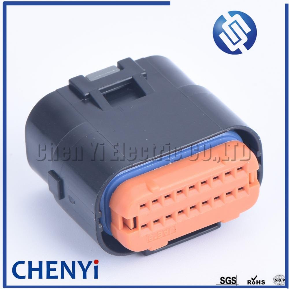 18 pin PCB curved pin waterproof Automotive Connector Ignition Harness ECU plug Parts MX23A18NF1 MX23A18NF1