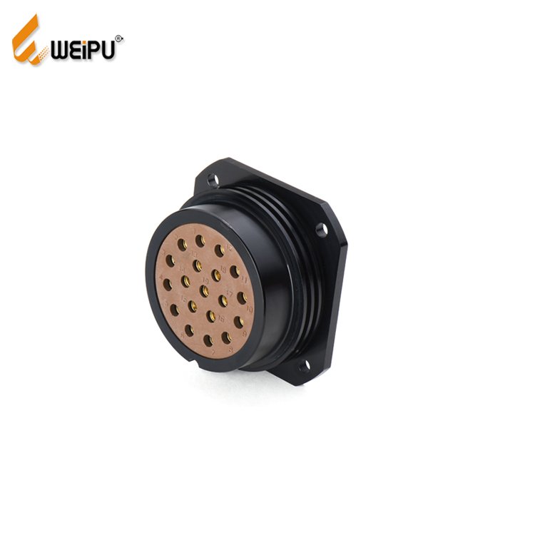 China factory receptacle WL52K19Z IP67 15-22mm cable Waterproof 19 Pins Socapex Style power Connector for stage lighting