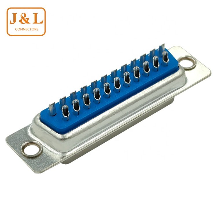 Factory Solder Type Female D-SUB Connector DB 23 Pins Dual Row Straight Adapter Connector