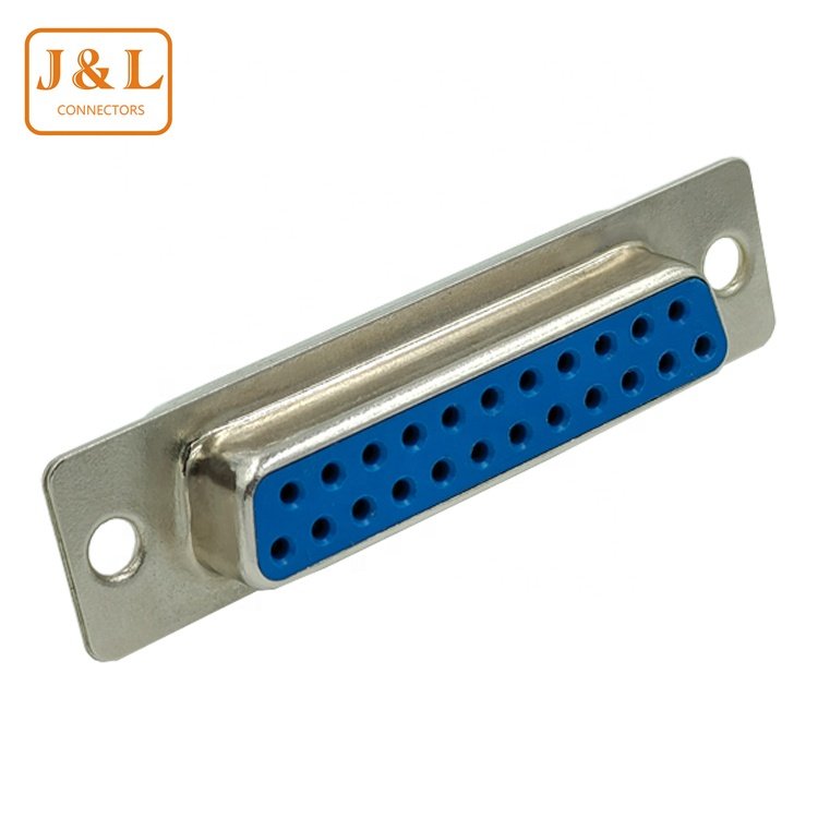 Factory Solder Type Female D-SUB Connector DB 23 Pins Dual Row Straight Adapter Connector