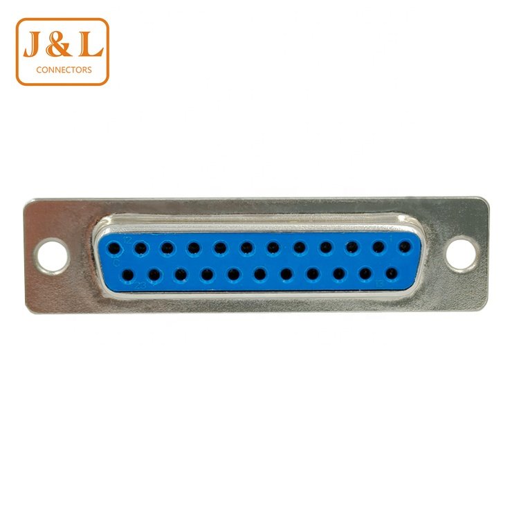 Factory Solder Type Female D-SUB Connector DB 23 Pins Dual Row Straight Adapter Connector