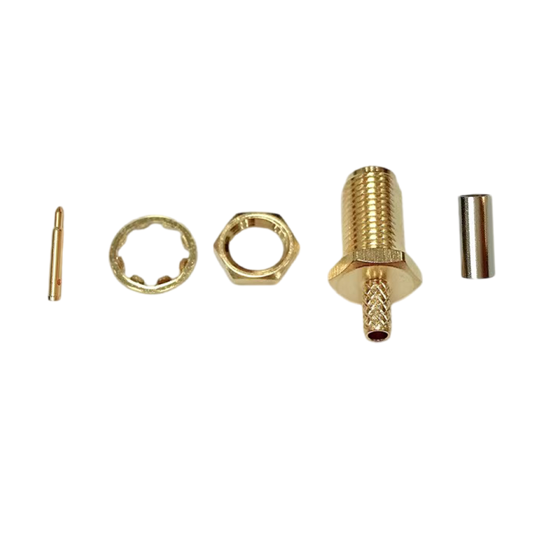 SMAKY-50-1.5 Coaxial Connectors Solder RF SMA Female Connector For RG174/316 Cable