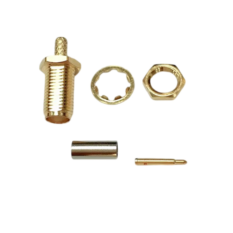 SMAKY-50-1.5 Coaxial Connectors Solder RF SMA Female Connector For RG174/316 Cable