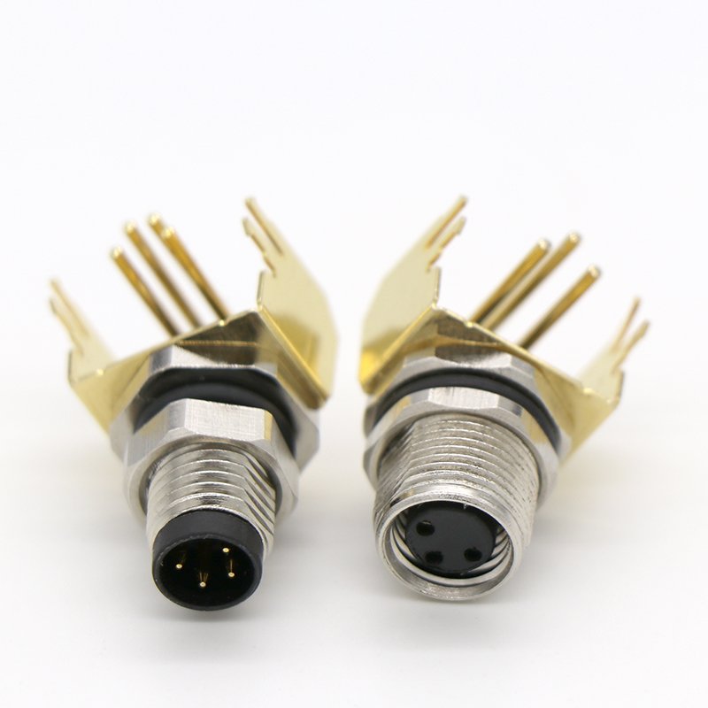 Factory Direct Sale M8 Waterproof Connector Circular Connector 3~8 Pin