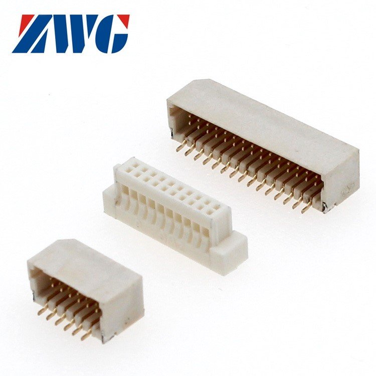 ZWG 1.0mm pitch SHDL Board To Board Connector Male Plug socket BTB header JST SMT Factory supply 8-50Pin connector