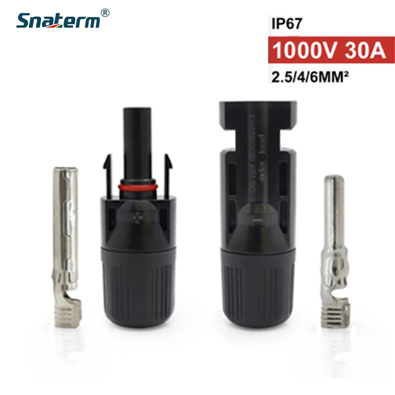1500V 1000VDC 30A 50A Solar Connector male and female Solar Panel Connector IP67 Waterproof