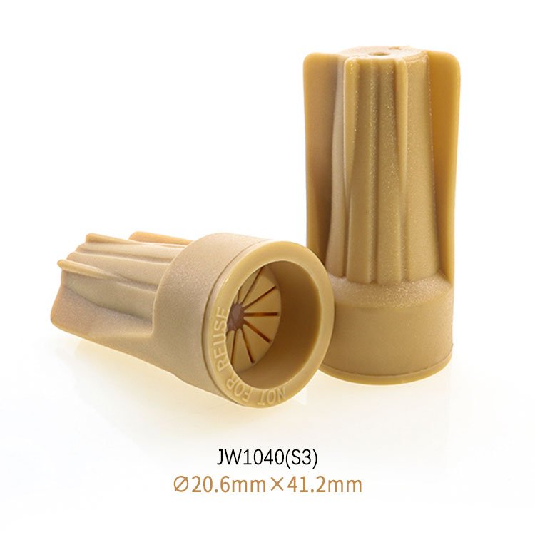 S2 waterproof twist-on wire connector #12-#22AWG Blue Wire Connector Cap electrical wiring connectors for Outdoor Garden Lights