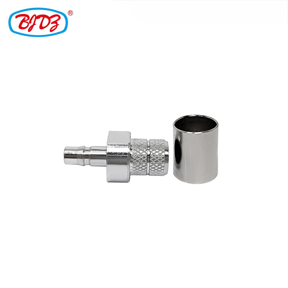 Factory directly QMA female jack crimp connector for lmr400 LMR-400 RG8 RG-8 RF Coax Coaxial connector in stock